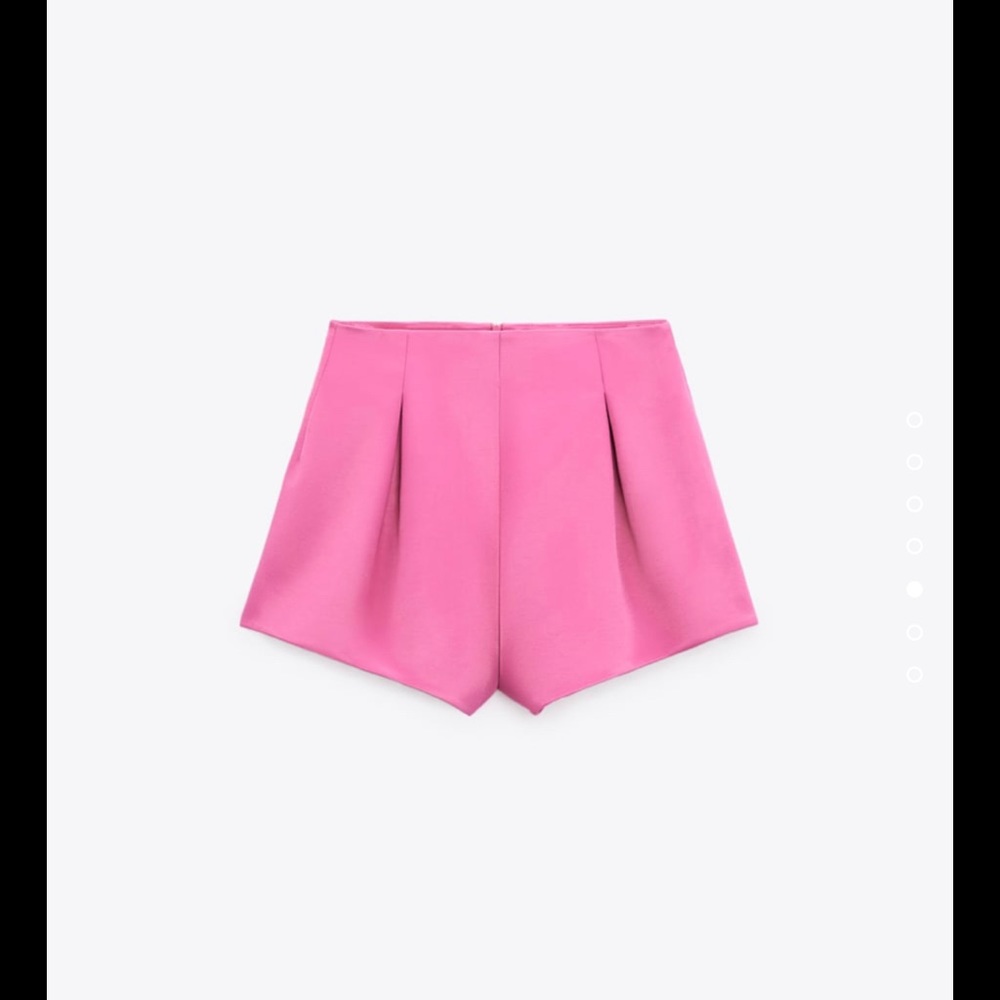 Zara Satin Effect Balloon Shorts